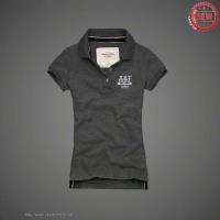 dames abercrombie fitch korte polo tees 1892 grijs Fashion Toronto nh06g195